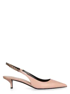 Gucci Women's Leather Slingback Pumps in Pink