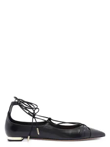 Aquazzura Women's Gabi Flat in Black