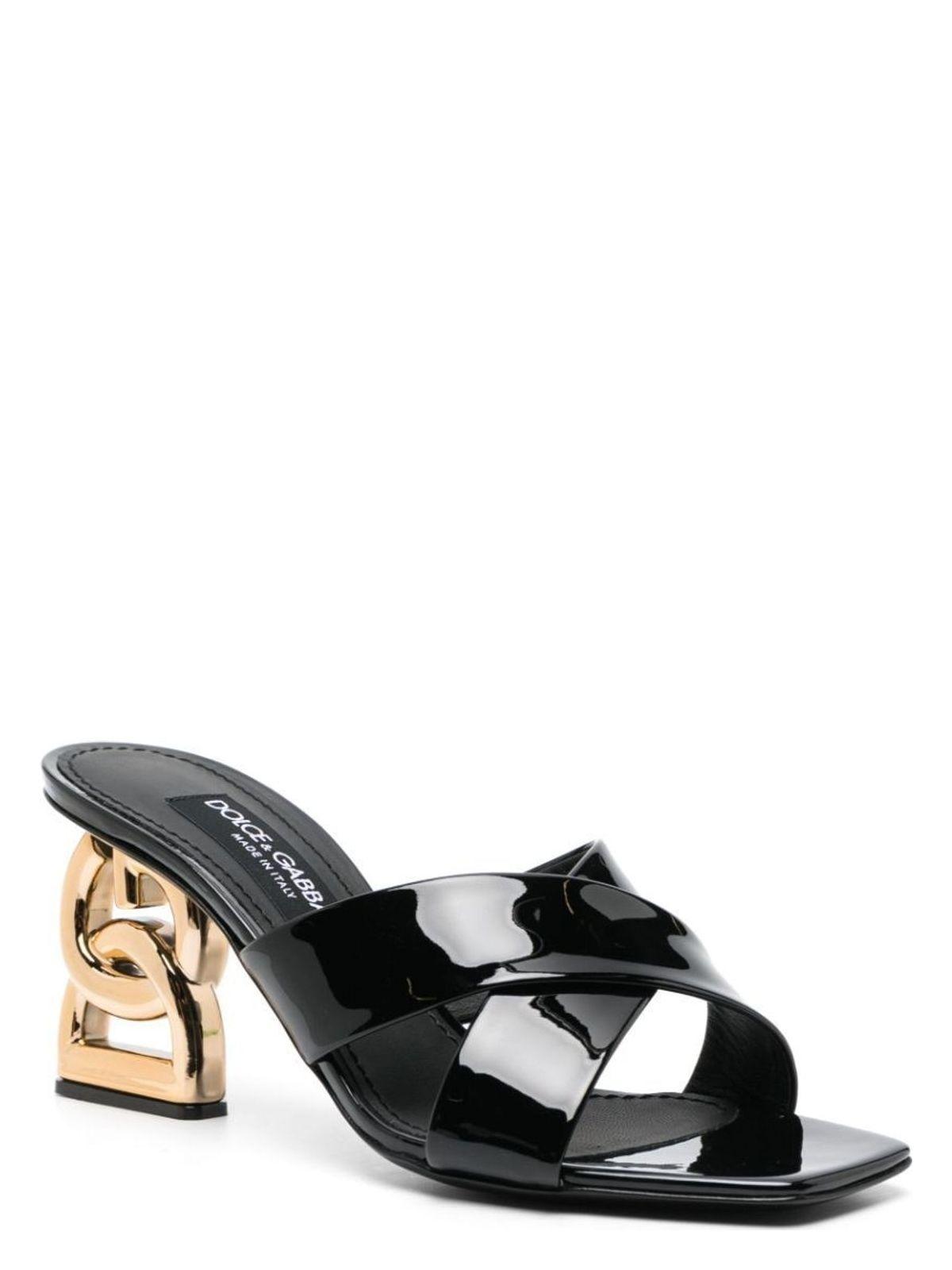 Dolce & Gabbana Women's Patent Leather Mules