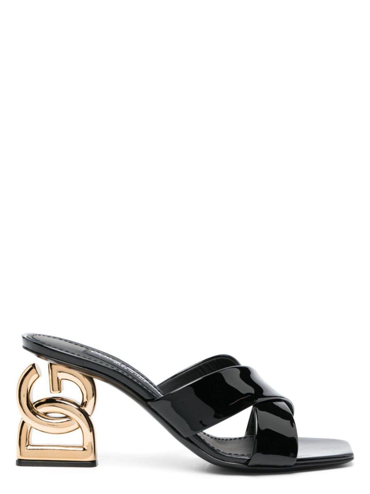 Dolce & Gabbana Women's Patent Leather Mules
