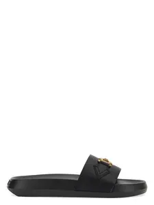 Versace Men's Slide Sandal in Black