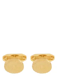 Dolce & Gabbana Men's Cufflinks With Logo Bracelet in Gold