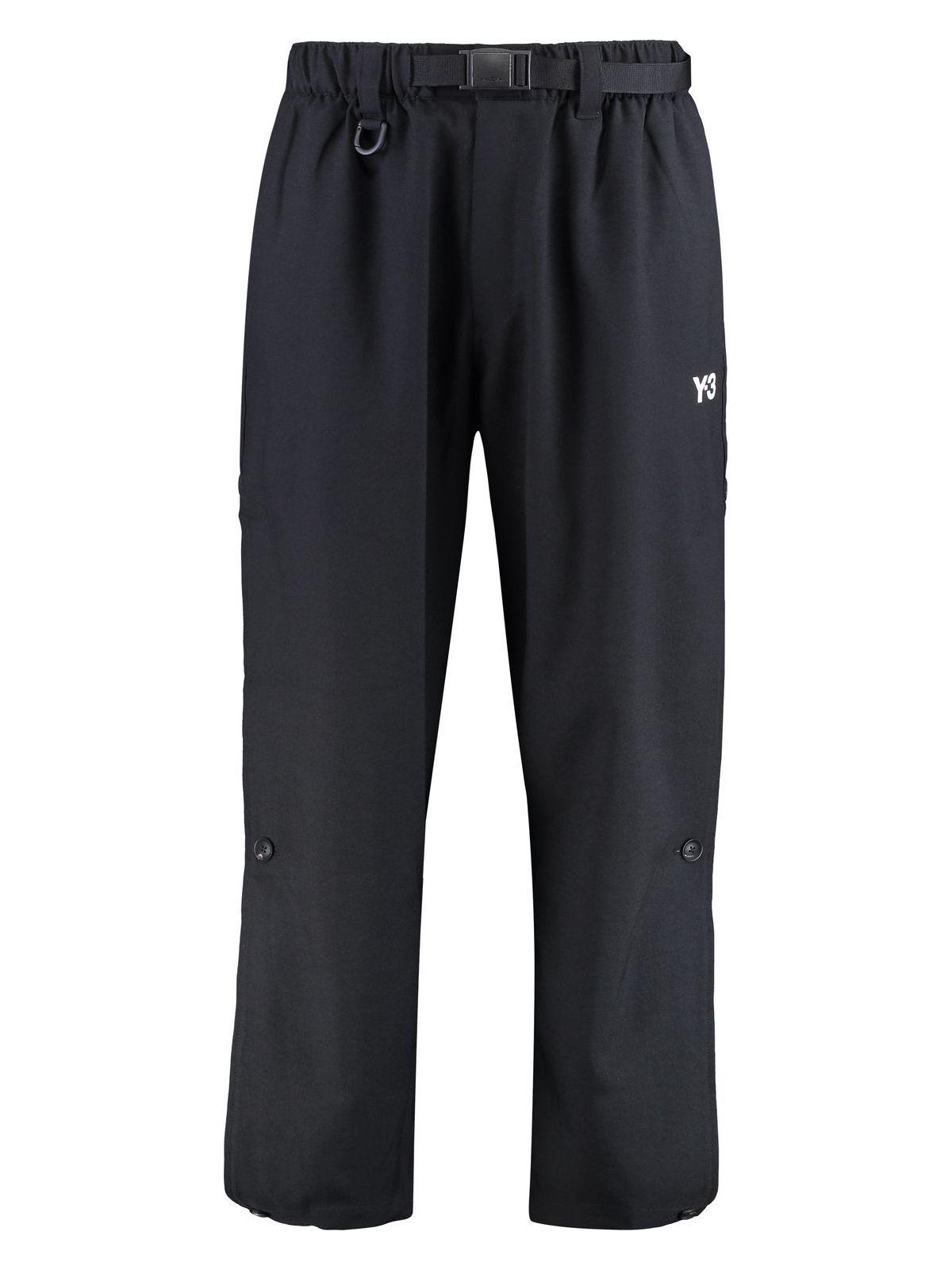 Y-3 Men's Technical Fabric Pants in Black