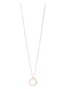 Maison Margiela Women's Ring Silver Necklace in Metallic