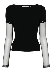 Max Mara Sportmax Women's 100% Cotton Cozy Sweater in Black