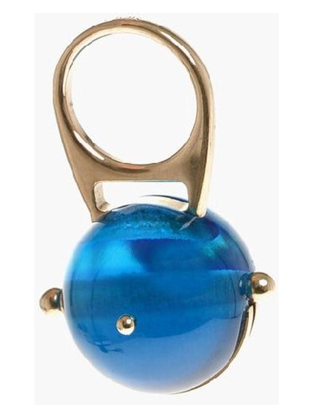 Dior Women's Wcj Ring in Gold/Blue