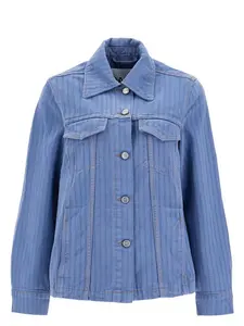 Ganni Women's Jacket in Denim