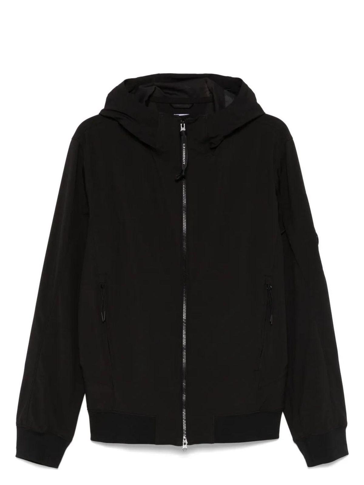 C.p. Company Cp Shell-R Hooded Jacket in Black