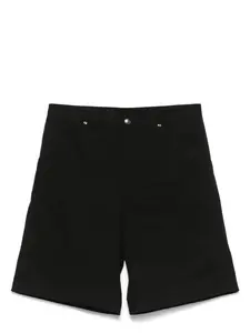 Moncler Men's Cotton Cargo Shorts in Black