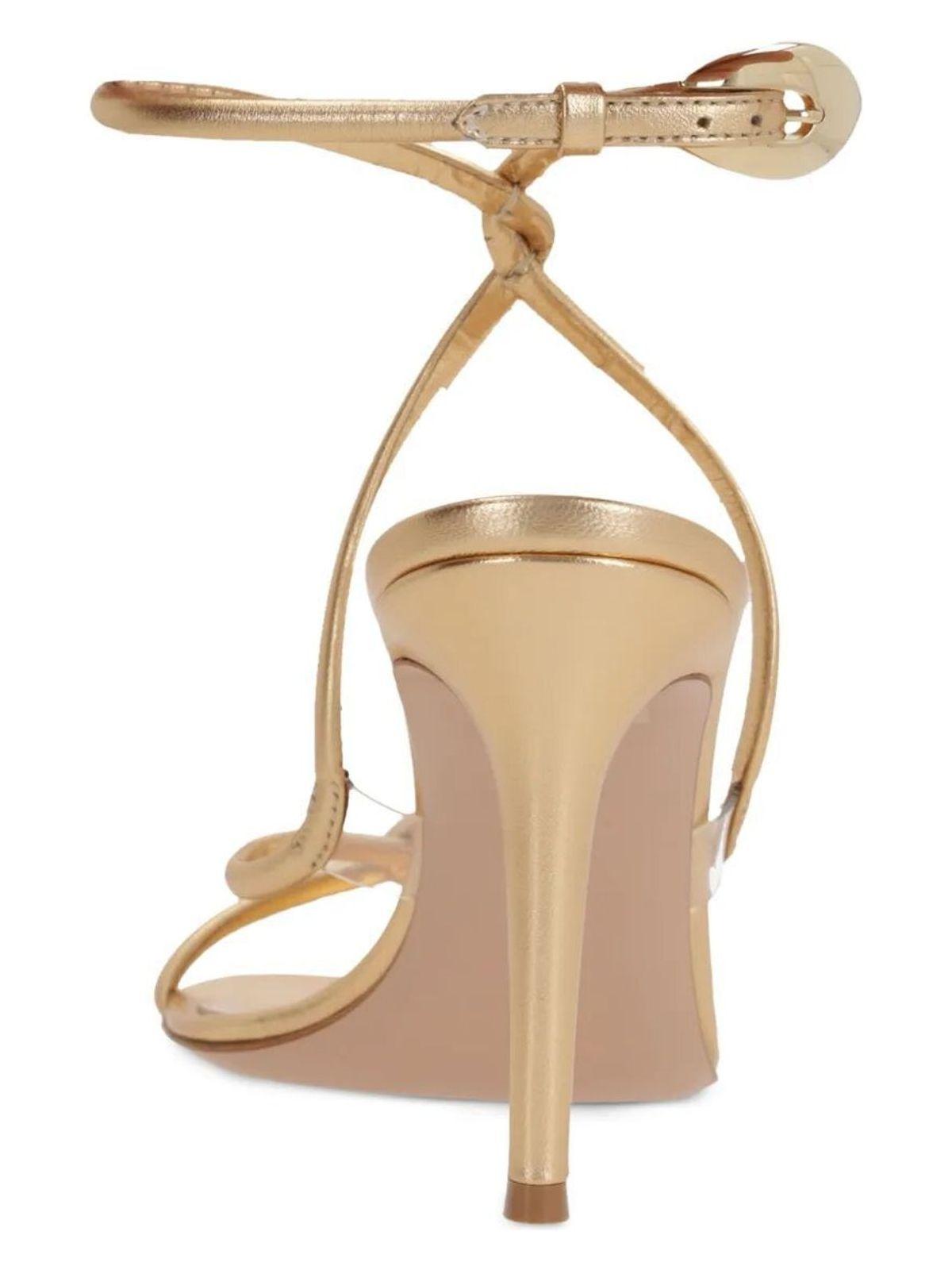 Gianvito Rossi Women's Black Mamba 85 Sandals in Metallic