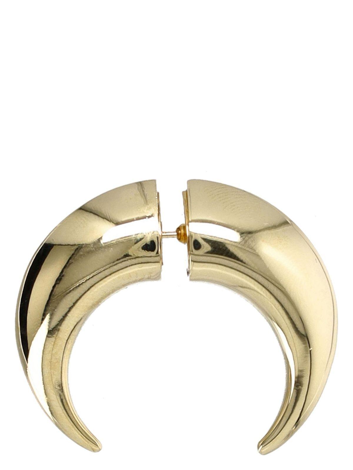 Marine Serre Moon Piercing Earring in Gold