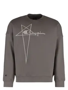 Rick Owens X Champion - Cotton Crew-Neck Sweatshirt