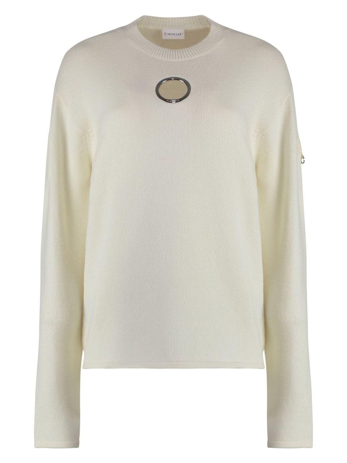 Moncler Genius Women's 6 Moncler X Willow Smith - Crew-Neck Wool Sweater in White