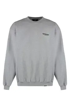Represent Men's Cotton Crew-Neck Sweatshirt in Grey