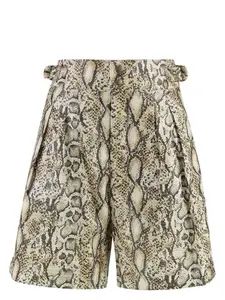 Isabel Marant Women's Felize Printed Bermuda Shorts in Animalier