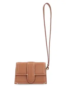 Jacquemus Women's Le Porte Bambino Airpods Case in Brown