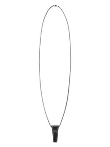 Rick Owens Men's Trunk Pendant Necklace in Black