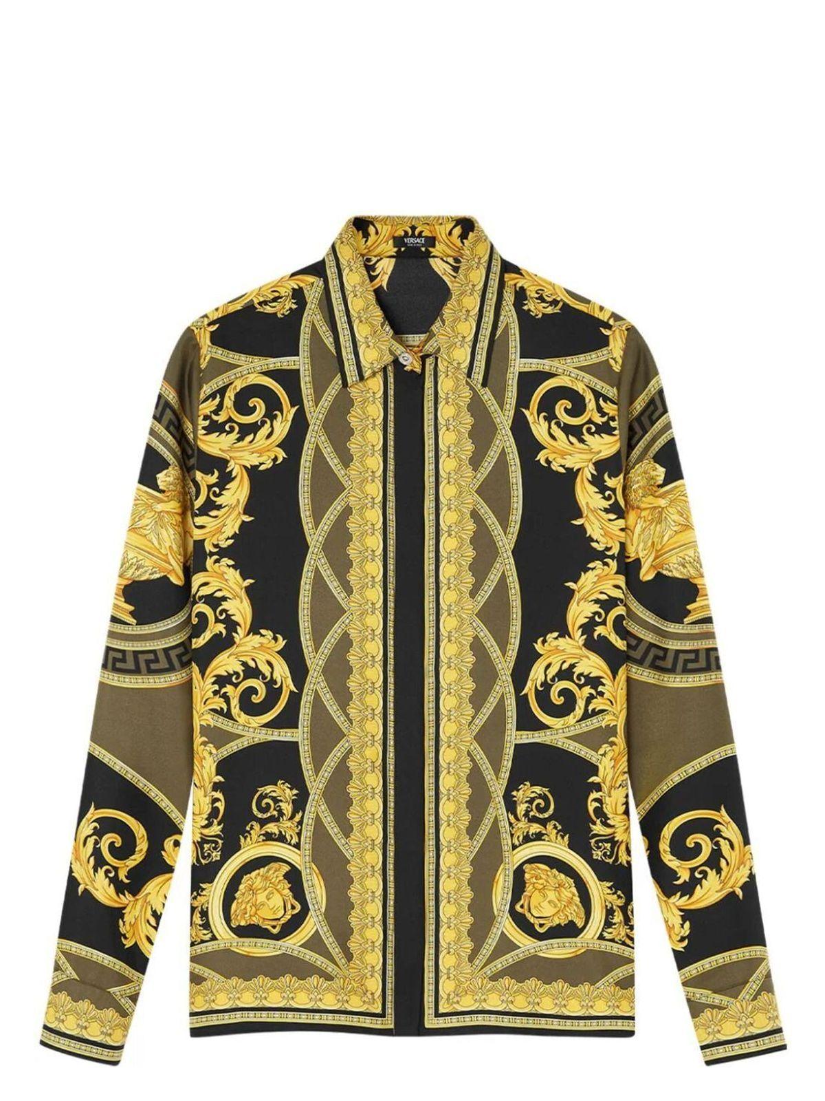 Versace Women's Printed Silk Shirt