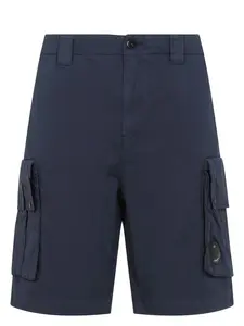 C.p. Company Men's Cargo Bermuda Shorts in Blue