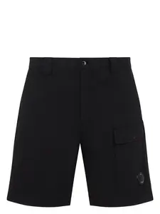 C.p. Company Men's Cargo Bermuda Shorts in Black