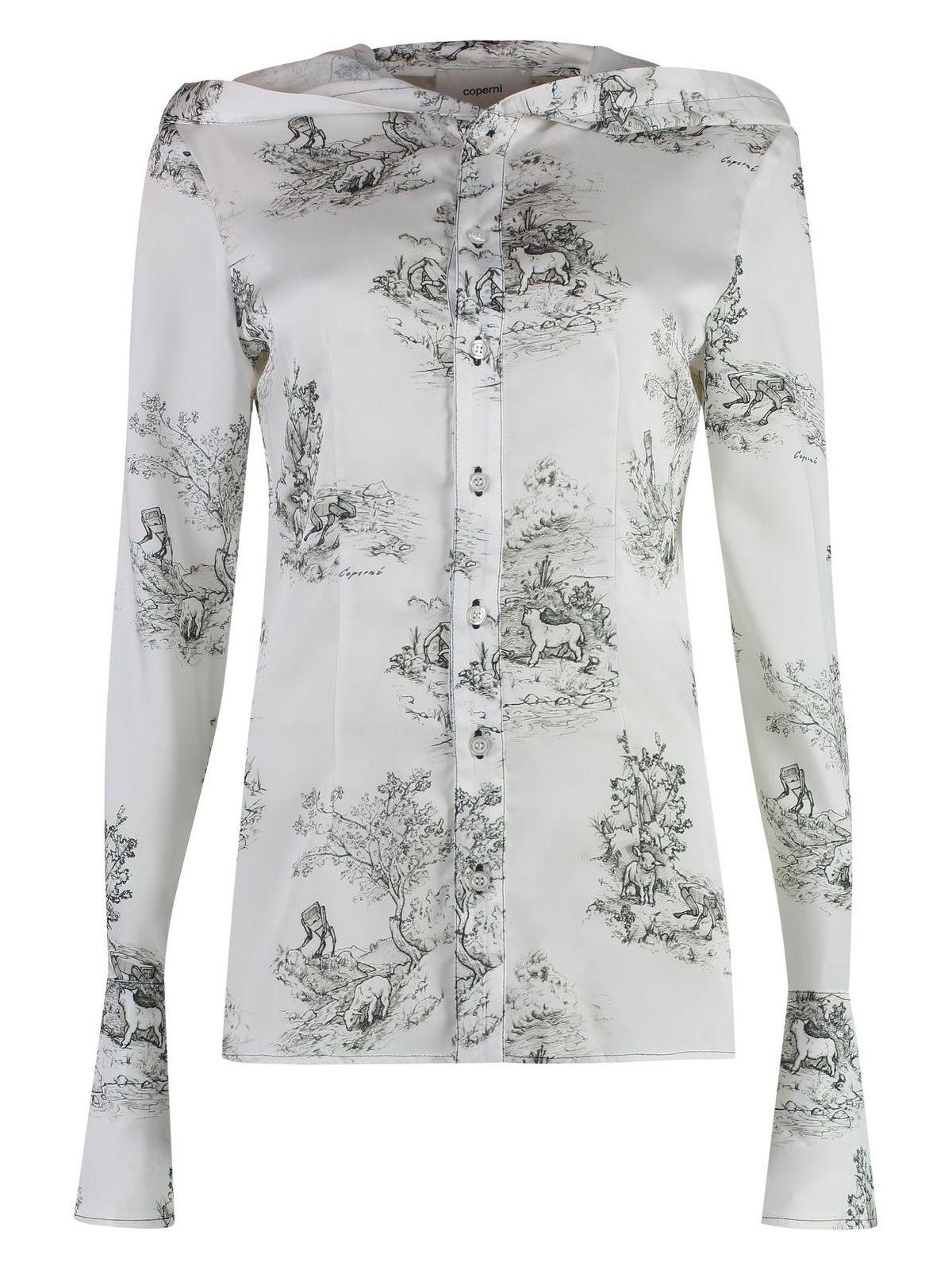 Coperni Printed Twill Shirt