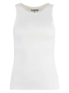 Ganni Cotton Tank Top