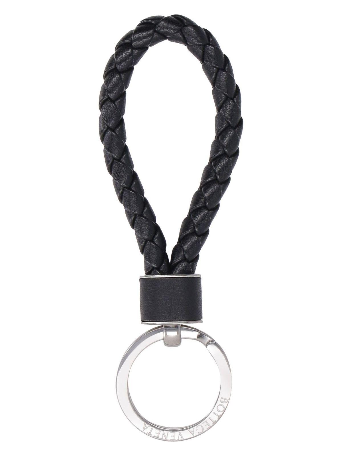 Bottega Veneta Intrecciato Leather Keyring