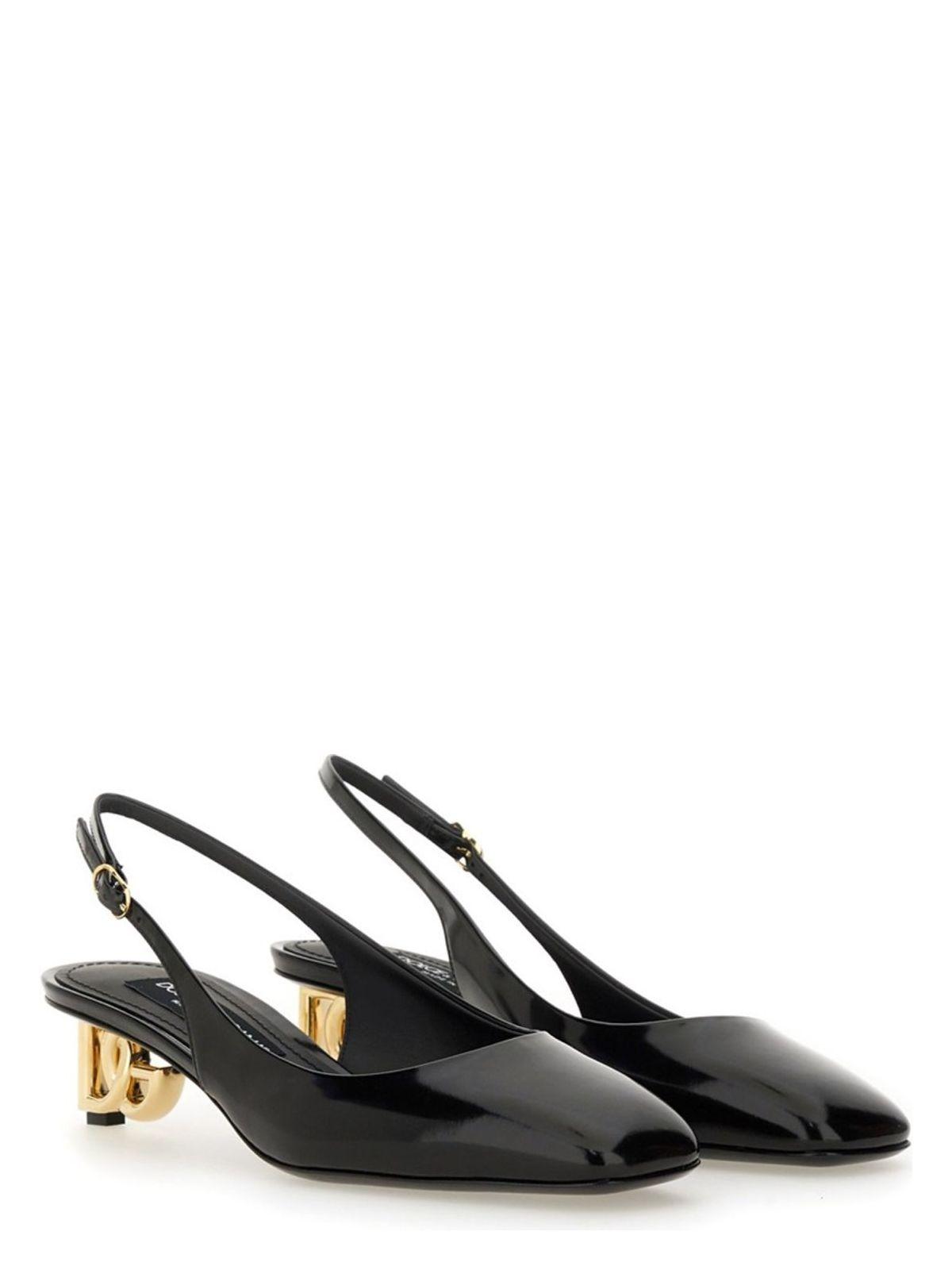 Dolce & Gabbana Women's Patent Leather Slingback Pumps in Black