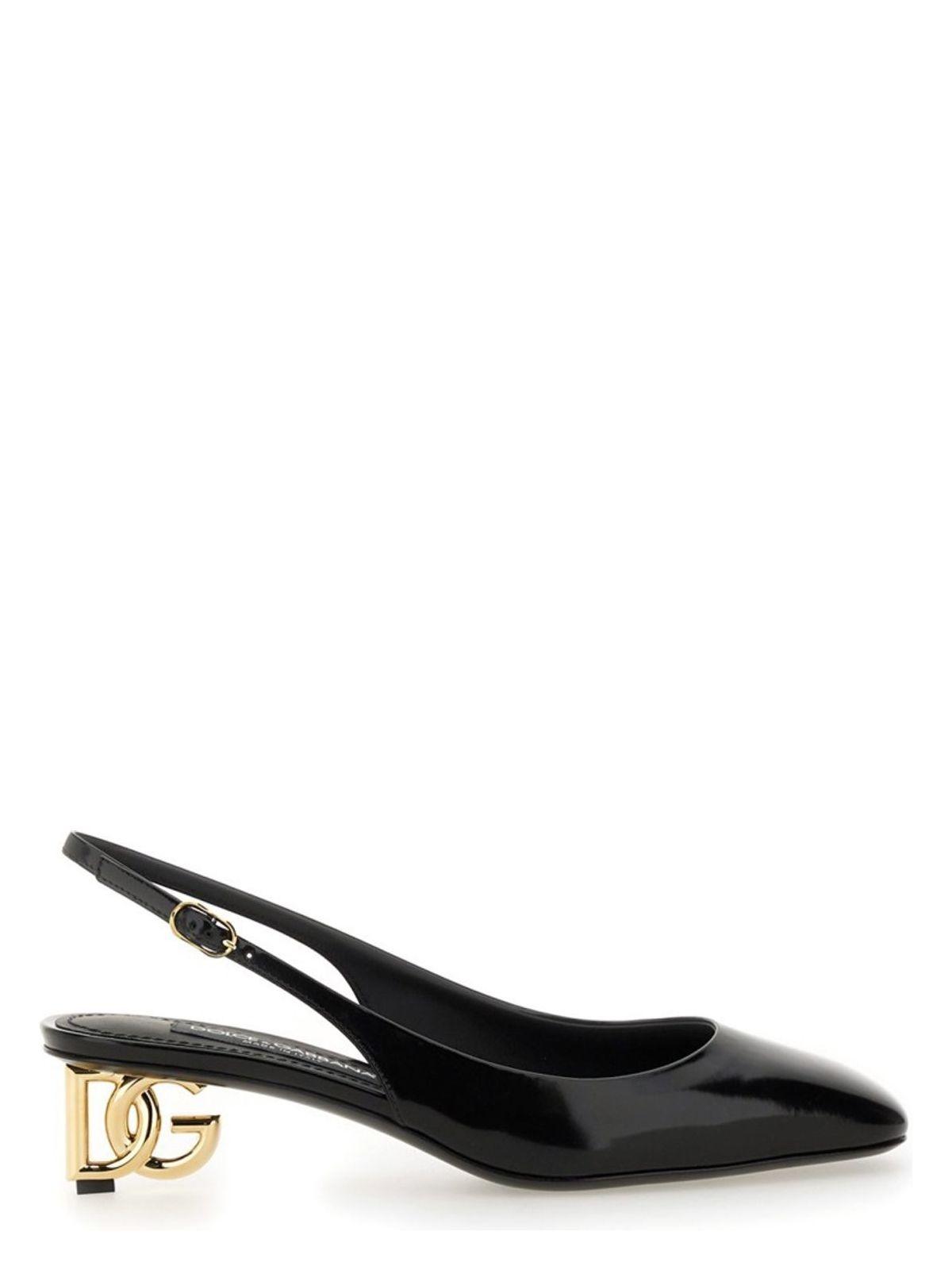Dolce & Gabbana Women's Patent Leather Slingback Pumps in Black