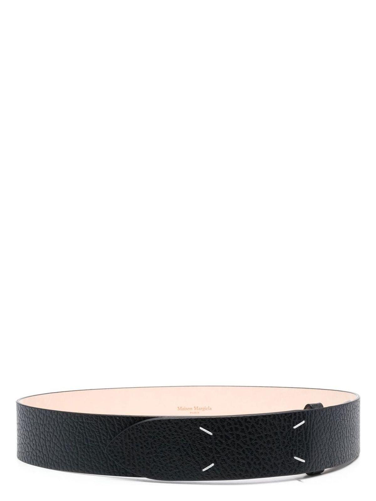 Maison Margiela Four Stitches Belt in Black