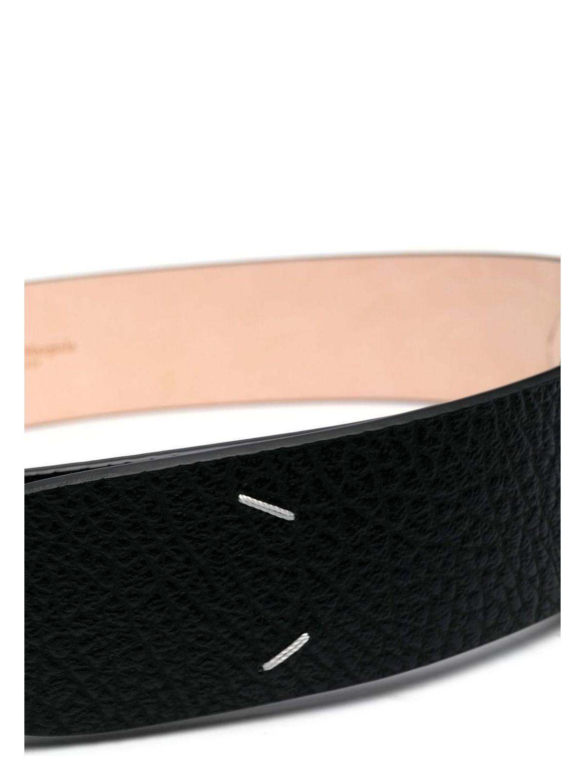 Maison Margiela Four Stitches Belt in Black