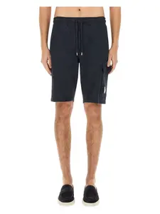 C.p. Company Bermuda Sweatshirt Shorts in Blue