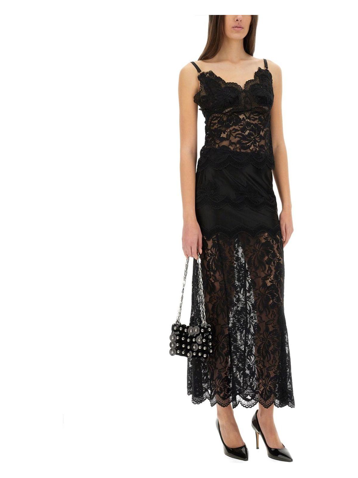 Rabanne Women's Lace Top in Black