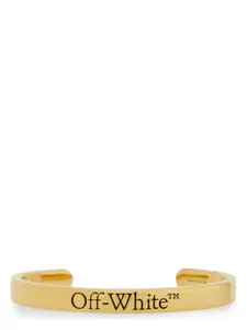 Off-White Women's Logo Bracelet in Gold