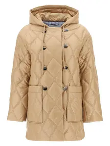 Ganni Women's Hooded Jacket in Beige