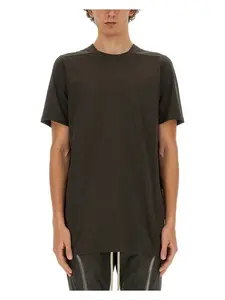 Rick Owens Men's Cotton T-Shirt in Brown