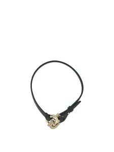 Ferragamo Women's "new Gancini" Bracelet in Black