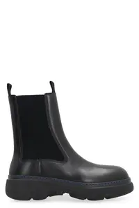 Burberry Women's Leather Chelsea Boots in Black