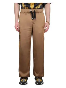Versace Men's Drawstring Pants in Black