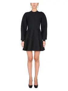 Dolce & Gabbana Women's Technical Jersey Dress in Black