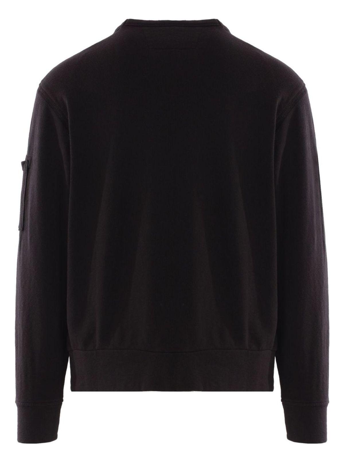 C.p. Company Logo Cotton Crewneck Sweatshirt