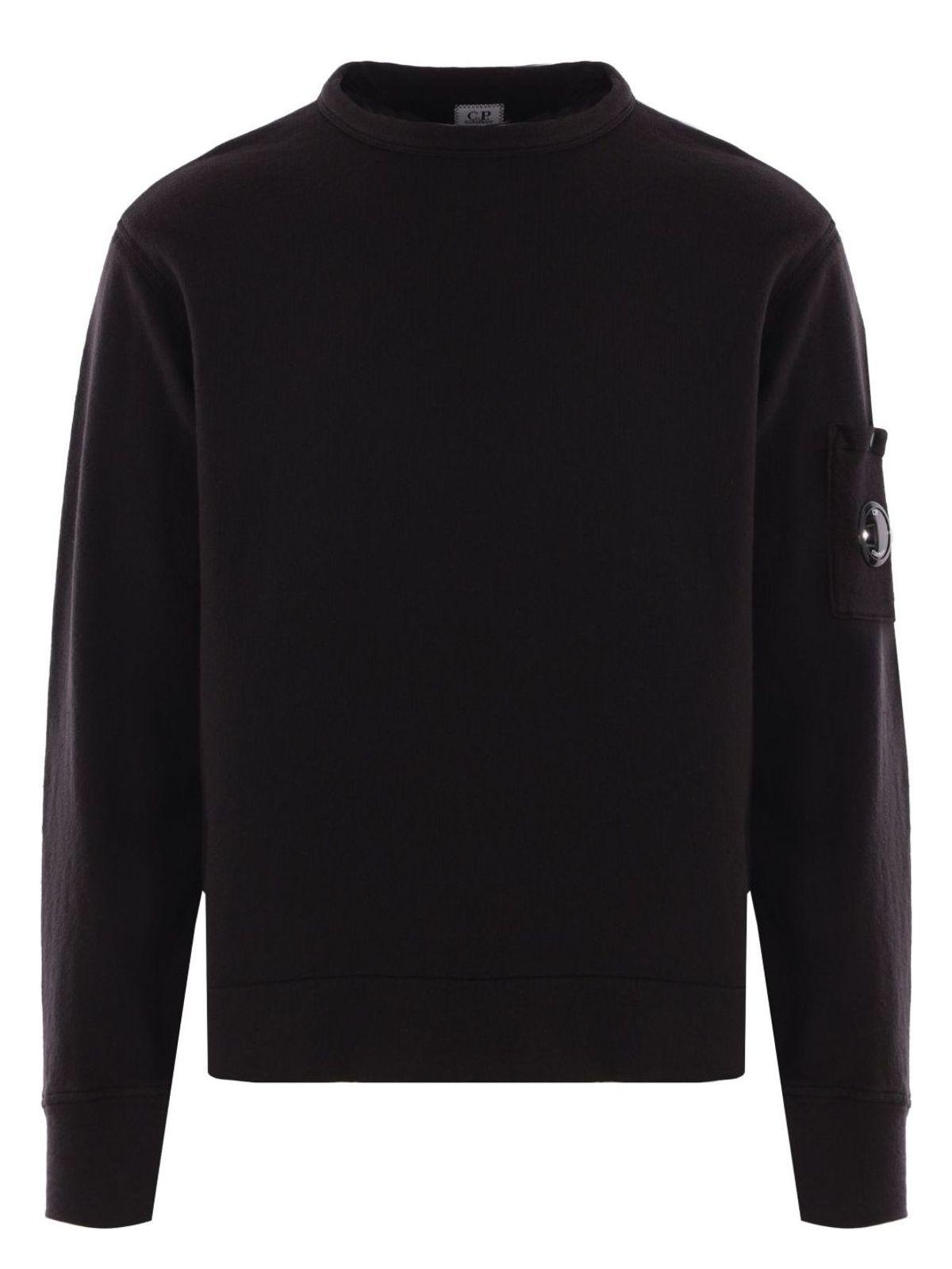 C.p. Company Logo Cotton Crewneck Sweatshirt