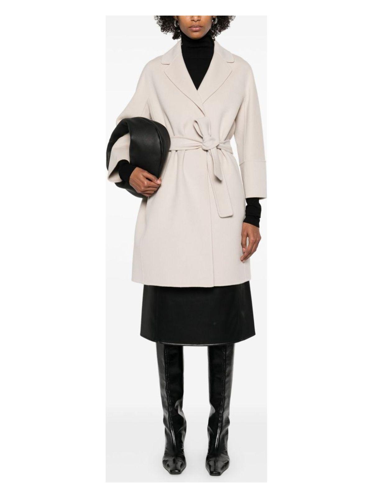 S Max Mara Max Mara Women's Wool Midi Coat in Beige