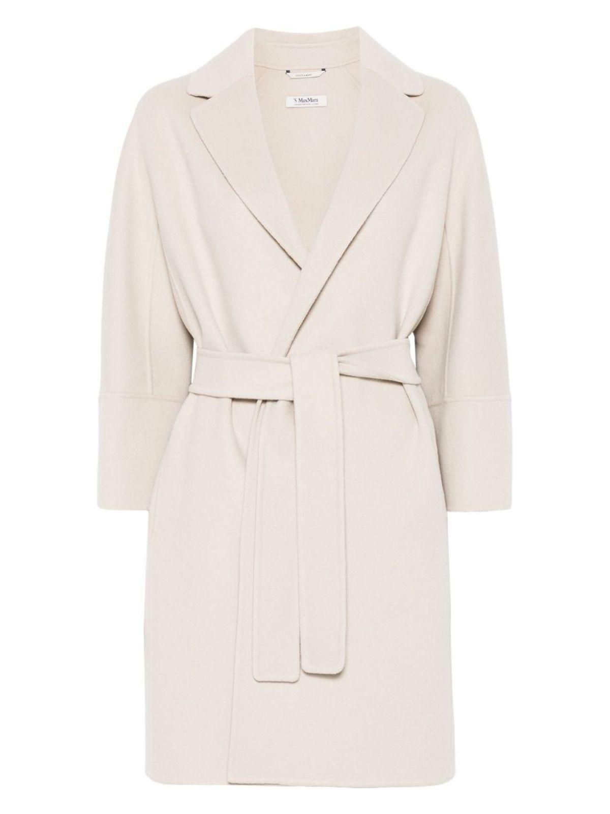 S Max Mara Max Mara Women's Wool Midi Coat in Beige