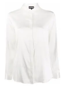 Emporio Armani Women's Silk Shirt in White