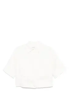 Max Mara Women's Linen Shirt in White