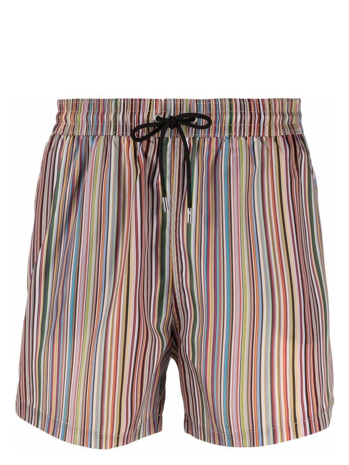 Paul Smith Men's Swimming Suit and Signature Stripe Swim Shorts