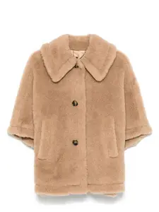 Max Mara Women's Wool Coat in Beige