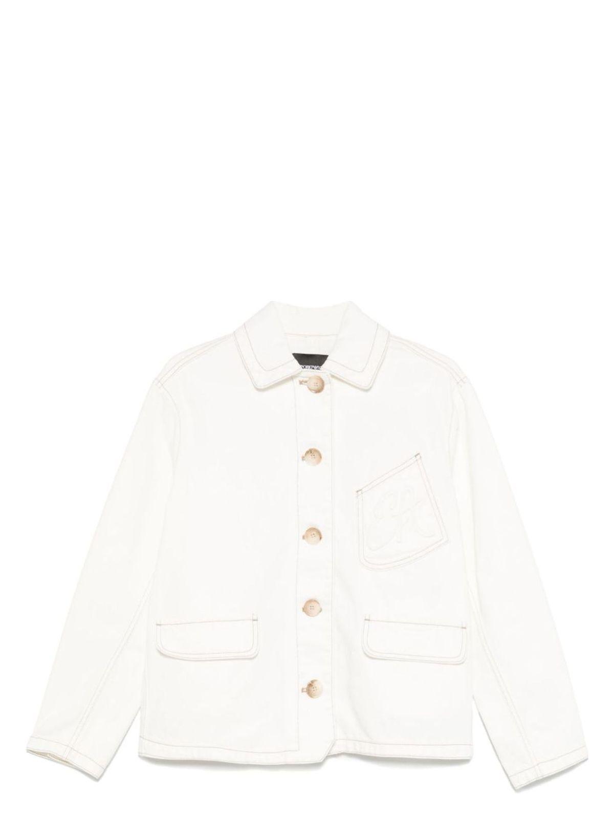 Emporio Armani Women's Cotton Jacket in White