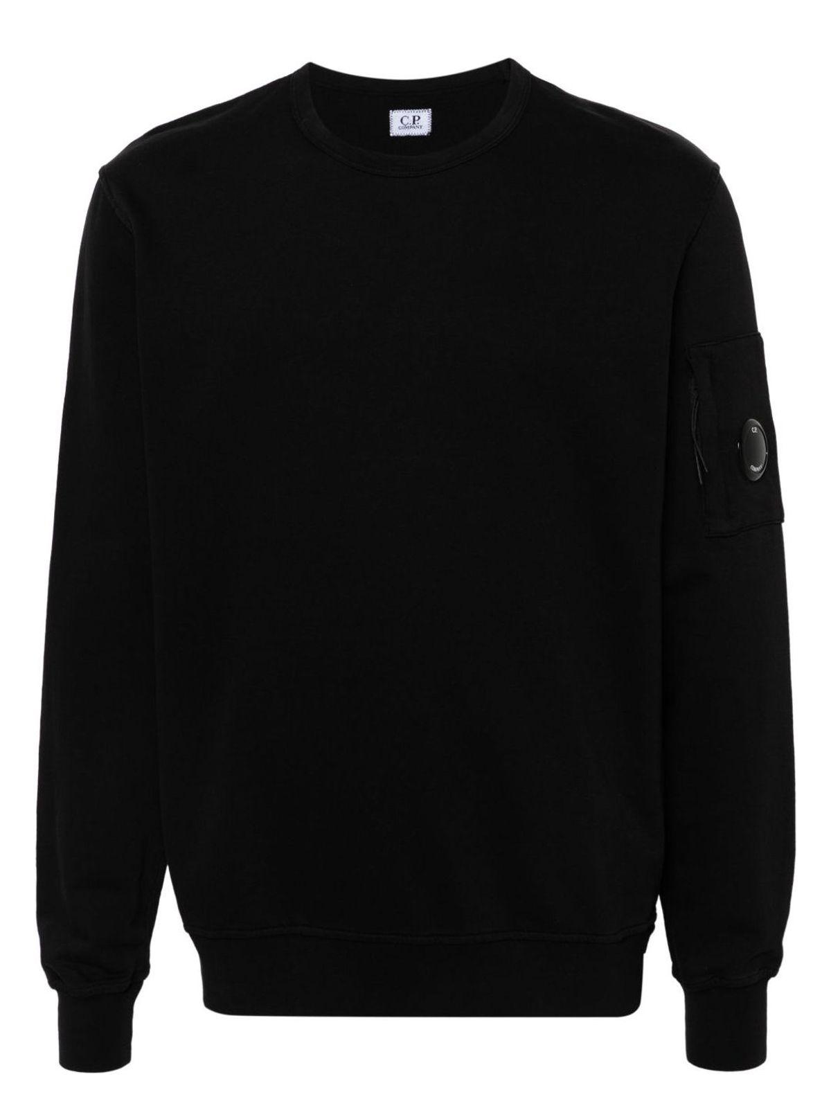 C.p. Company Black Cotton Sweatshirt